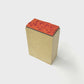 １８. 完成品　(台木ＭＤＦ)台木サイズ縦２２.５ｍｍ×横４２ｍｍ×高さ５８ｍｍ丈 見出し白箔 印面サイズ１９mm×３９mm以下 同じデザイン１種類 １０個 ※合計３０個から注文可