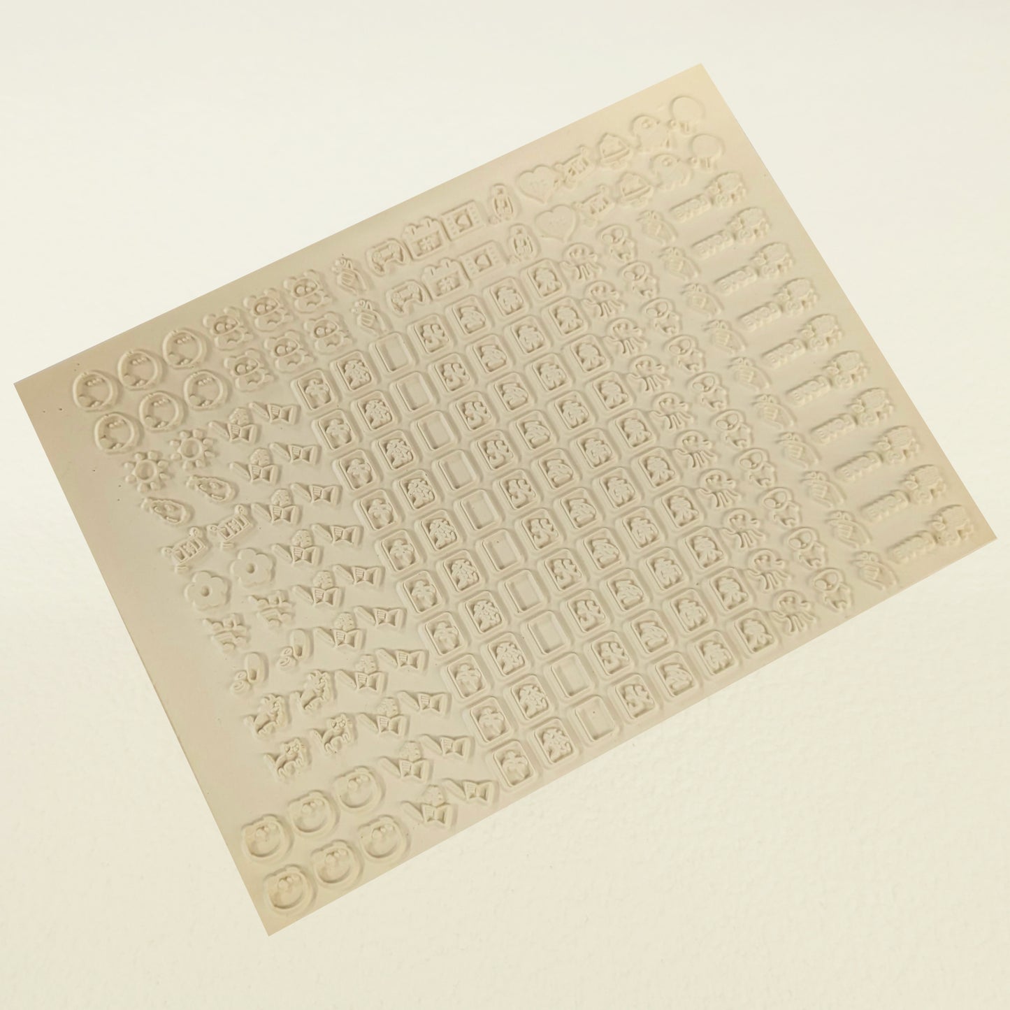 スタンプ用 大判 ゴムシート 白ゴム 大サイズ（150mm×200mm）1枚