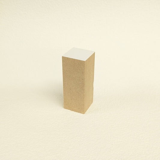 持ち手 長柄 白箔 高さ58mm のべ木（22mm×22mm）