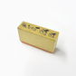３ . 完成品　(台木ＭＤＦ)台木サイズ縦１２ｍｍ×横４２ｍｍ×高さ２１ｍｍ丈 見出し無地 印面サイズ9mm×３９mm以下 ※同じデザイン１種類 １０個　※合計３０個から注文可　