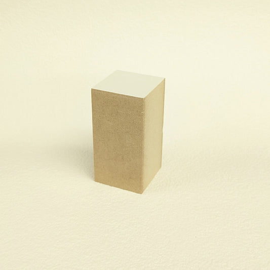 持ち手 長柄 白箔 高さ58mm のべ木（32mm×32mm）