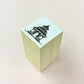 ２０. 完成品　(台木ＭＤＦ)台木サイズ縦３０ｍｍ×横３０ｍｍ×高さ５８ｍｍ丈 見出し白箔 印面サイズ２７mm×２７mm以下 同じデザイン１種類 １０個 ※合計３０個から注文可