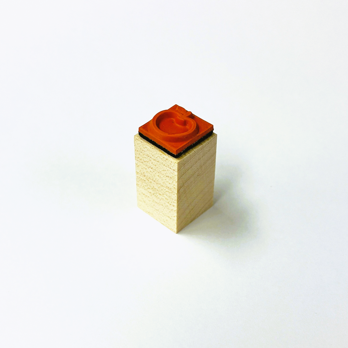 24. オリジナルスタンプ オーダーメイド はんこ 完成品 データ入稿 ハンドメイド メープル【12×12mm 10個入】