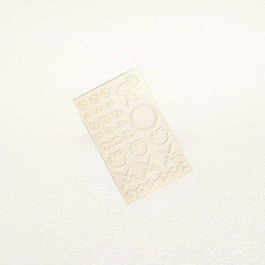 スタンプ用 大判 ゴムシート 白ゴム 小サイズ（75mm×120mm）
